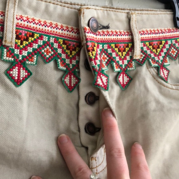 NWT Free People Borderline Cutoff Shorts - Picture 7 of 8